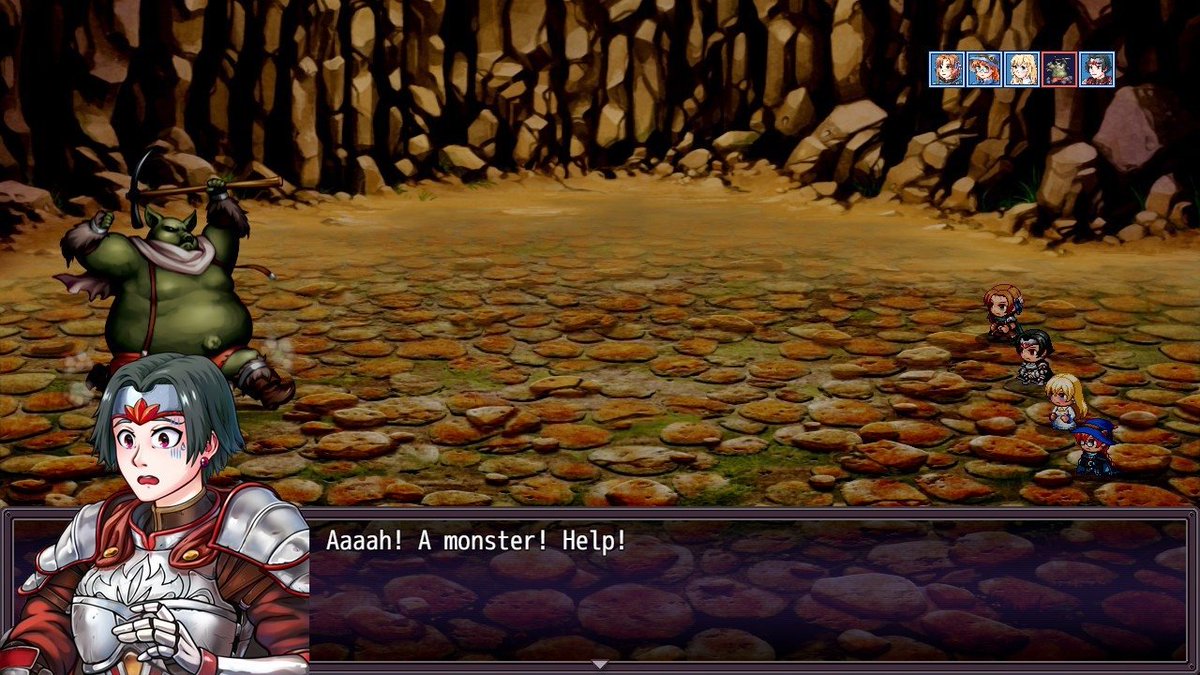 Our heroines are threatened by a huge troll, stand up to protect the travelers and defeat the enemy.
#screenshootsaturday  
#indiedev #indiegame #rpg #rpgmaker #pixelart #Pixel #rpg #pixel_dailes #RetroGaming <a href="/Pixel_Dailies/">Pixel Dailies</a> <a href="/Guld_TLC/">The Last Chronomancer</a> <a href="/IndieGameLover/">IndieGameLover | #TeaseYaGame Dec 16 #PitchYaGame</a>
store.steampowered.com/app/1212400/He…