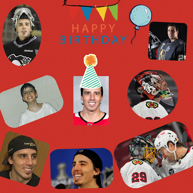 Wishing a happy birthday to Marc-Andre Fleury today
Happy birthday, Flower!  