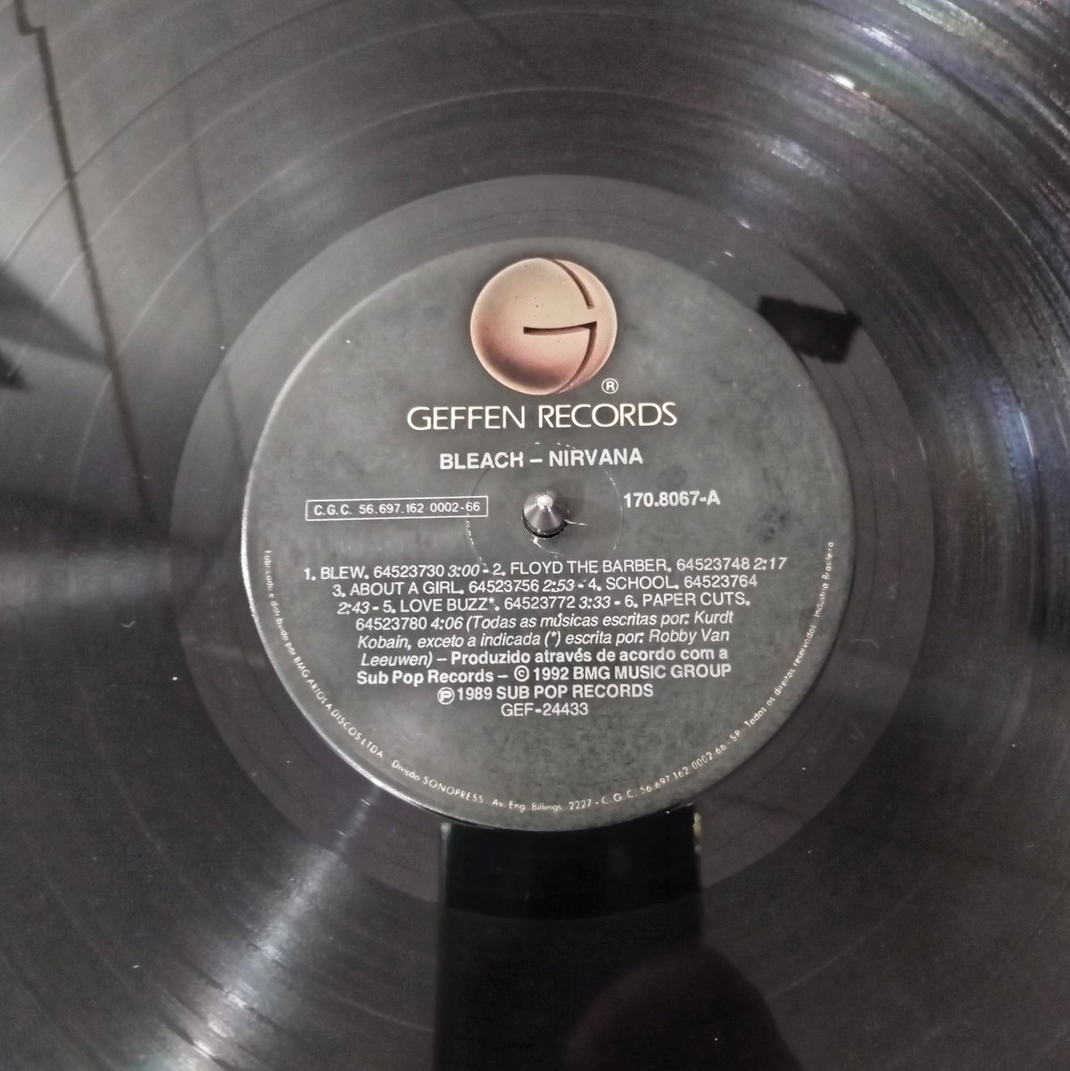 RogerioRocker's tweet photo. Nirvana - Bleach #vinil #geffenrecords #subpop #mca #bmgariola #bertelsmann #id1708067 #vinyl #vinylpost #vinylcollection #vinylcollector #discoécultura #lps #longplays #discocollection #turnetable #tocadiscos #gradiente #d35 #gc11 #museudovinil https://t.co/IUvGePbrej