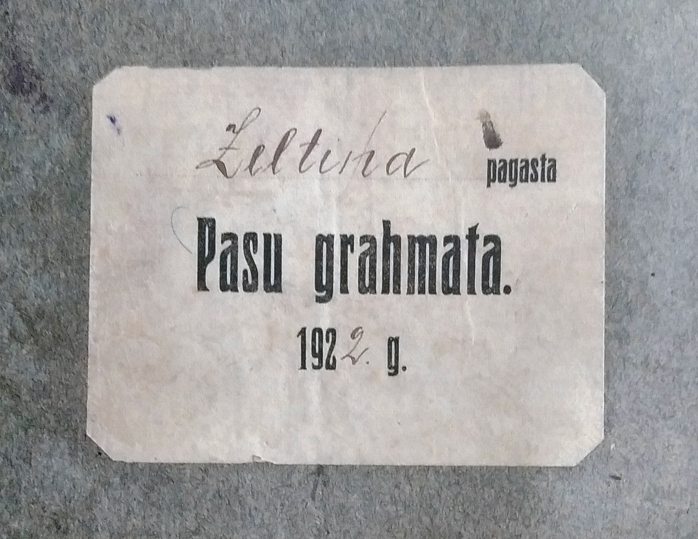 ciltskoki's tweet image. Zeltiņu pag. pasu grāmatas (ar foto), 1920-1927
Ciltskoki.lv &amp;gt; Dokumenti &amp;gt; LVVA dokumenti