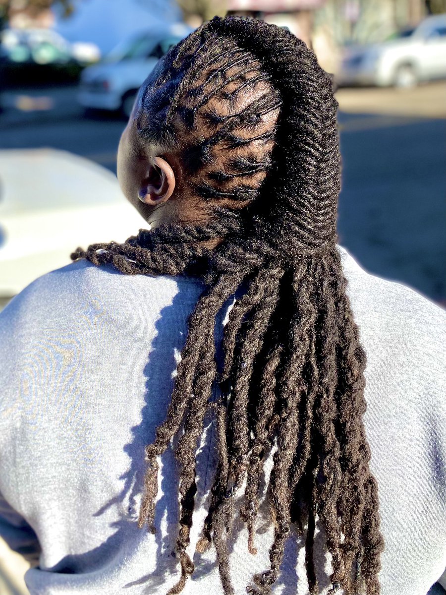 iLoc_Smith's tweet image. Check out this Loc mohawk design. Find me in Camden, NJ, all of South jersey, Philly and Delaware areas. We don’t say dreadlocks.