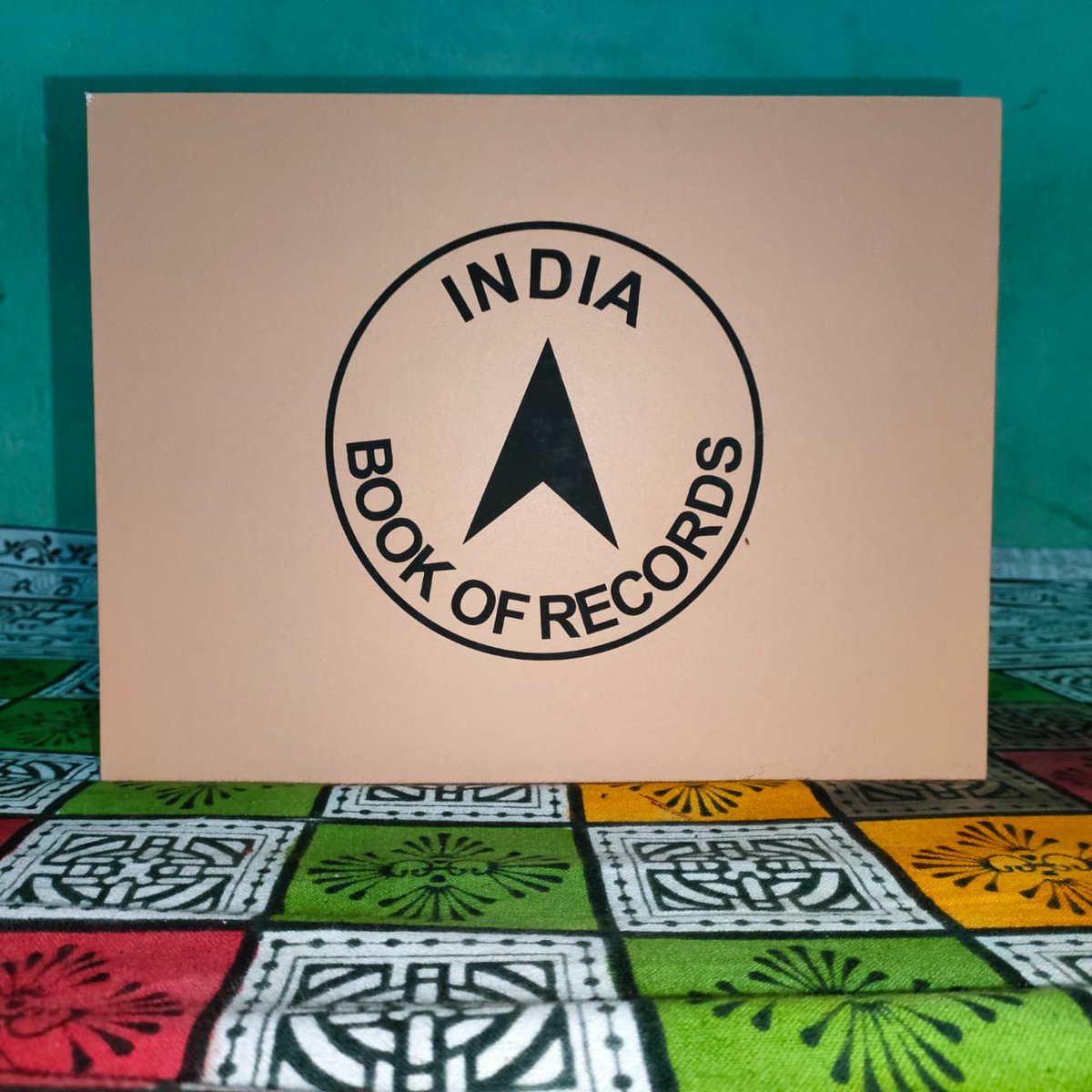 Samaltapan99's tweet photo. Our Block NYV,NYKS,Angul. Sushant kumar Dash,Banarpal,has awarded by Indian Book of Records create in 1350 match box for cheers #olypmic logo for our indian team player 2020.🙏 https://t.co/dBJOeMw0C3