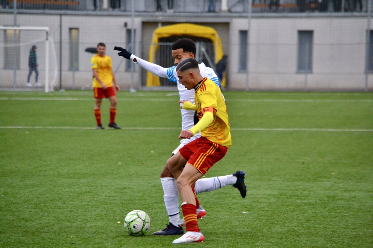 assaintpriest's tweet photo. #ASSPOM | U17 | 1-1 | Mi-temps
Mi-temps à Saint-Priest, après avoir mené une bonne partie du premier acte les sang et or se sont fait égaliser en toute fin de première période. 🟡🔴 https://t.co/b4R5RaRy3H