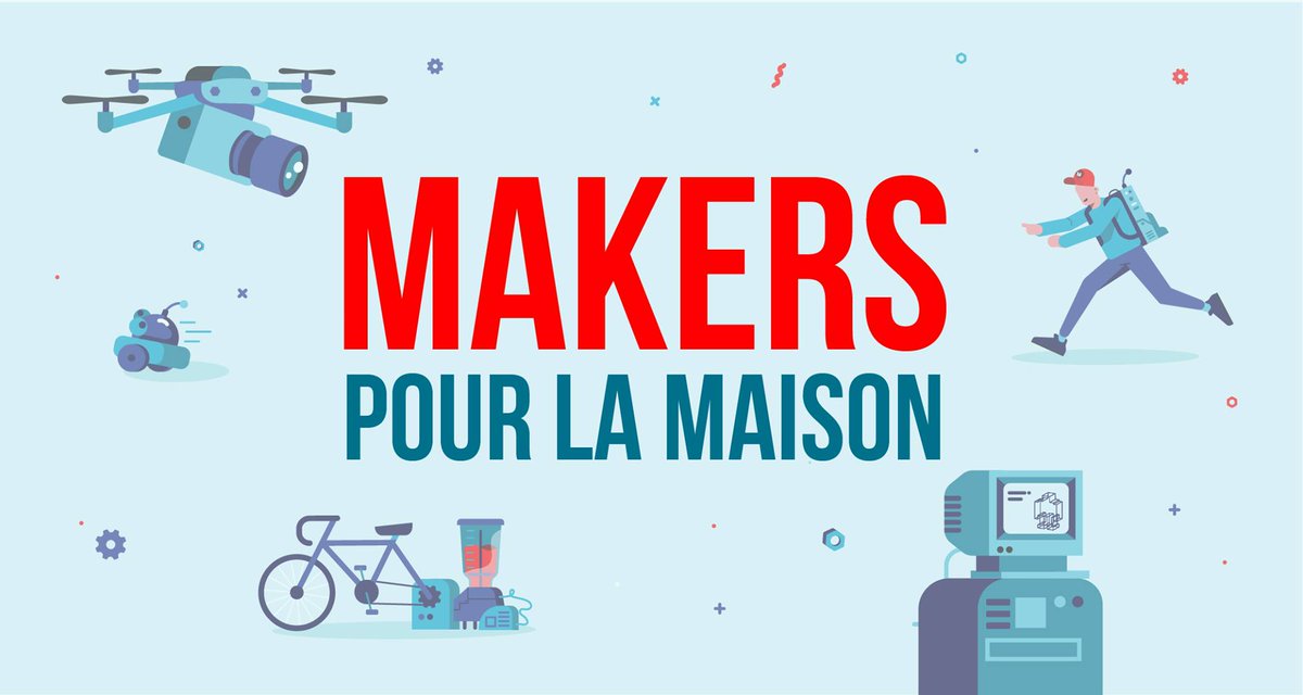 {EMISSION TV MAKERS POUR LA #MAISON} C'EST MAINTENANT ! bit.ly/319Cfix
Comment mieux vivre chez soi ? Vaste question à laquelle les #makers répondent par des innovations, des créations et des propositions qui encouragent la low tech &amp; la solidarité. #habitat
