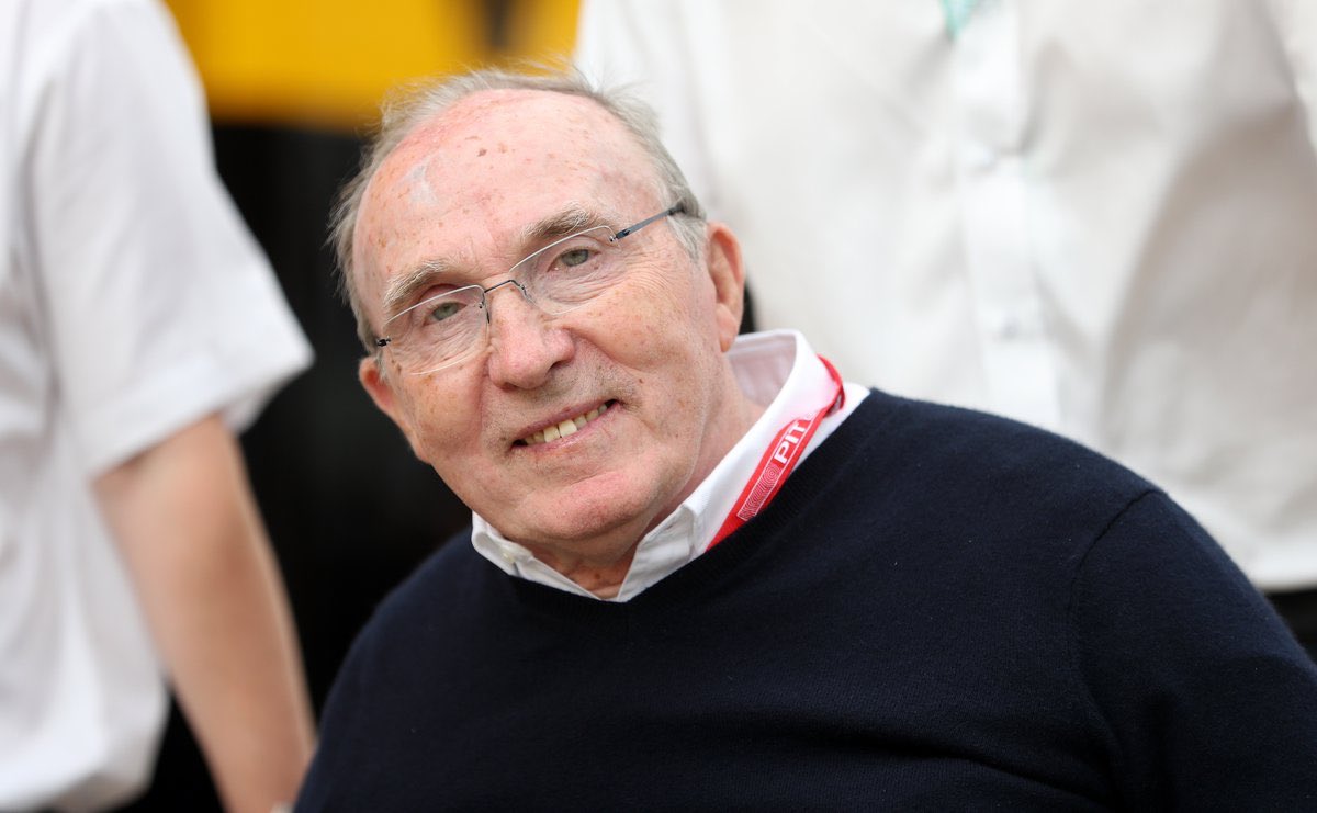 Today we mourn a legend of our sport, a name synonymous with racing. Our thoughts are with Sir Frank's family and our friends at Williams. 💙