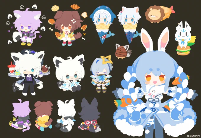 絵柄いろいろ 