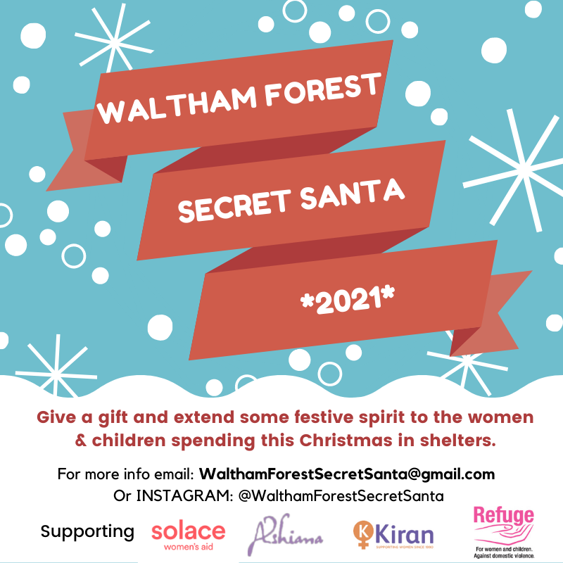 E17BraveForest's tweet photo. Hey #WalthamForest - The Waltham Forest Secret Santa collects new gifts for women &amp; kids escaping domestic abuse forced to spend Xmas in a Shelter. One week to go. Find them on IG or email for more info 💖 Pls share! https://t.co/sYTc4AcnPq
