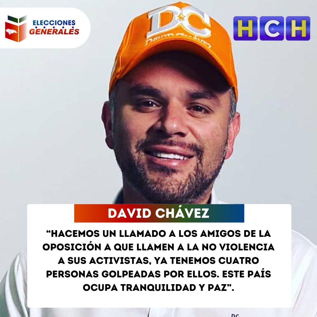 #HCHNoticias La denuncia del candidato a alcalde de Tegucigalpa, David Chávez, antes de votar: