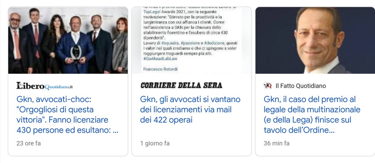 GarbaSte's tweet image. Voi politici di @ItaliaViva molto social non avete nulla da dire sul premio dato allo studio #lablaw, alla motivazione e al loro post FB in barba ai licenziati GKN?  @matteorenzi @davidefaraone @Ettore_Rosato @gennaromigliore @marcodimaio @marattin @ivanscalfarotto