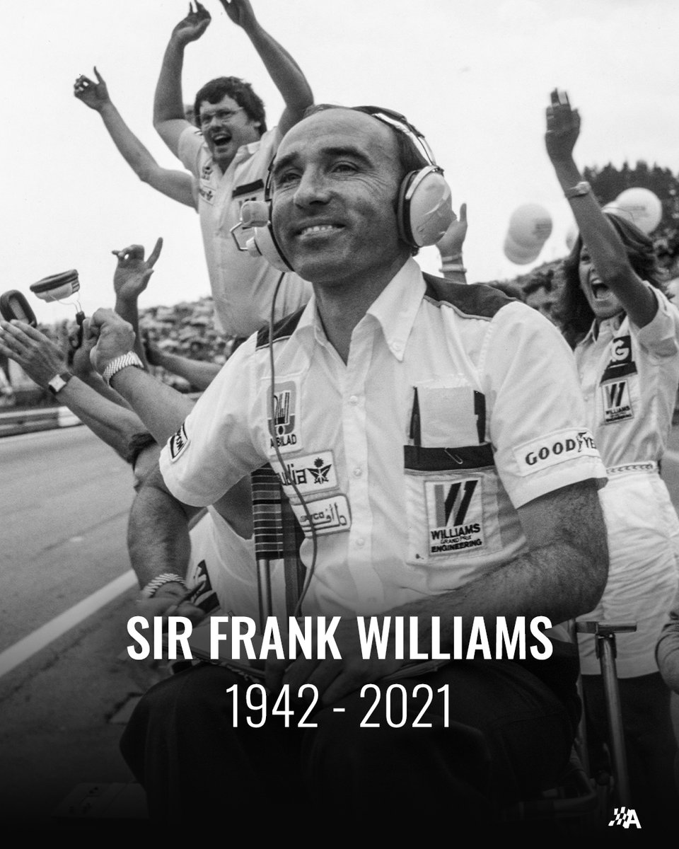 autosport's tweet photo. Thank you, Sir Frank 💙

#F1 #Williams https://t.co/CNlQvzBlHP