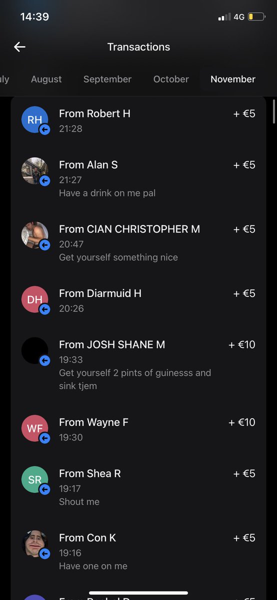chillycian's tweet photo. @Bobert_Haughton Always a good night when a Hartley sends you money https://t.co/wwVCbRd1t0