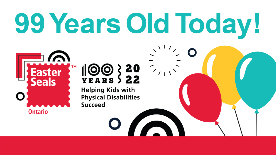 Happy birthday to us! On November 28, 1922 Easter Seals Ontario was formed with a singular goal of making life better for children &amp; youth with physical disabilities. Learn more about our legacy &amp; centennial year at: EasterSeals.org/100-years
#EasterSeals100Years #helpingkidsBEKIDS