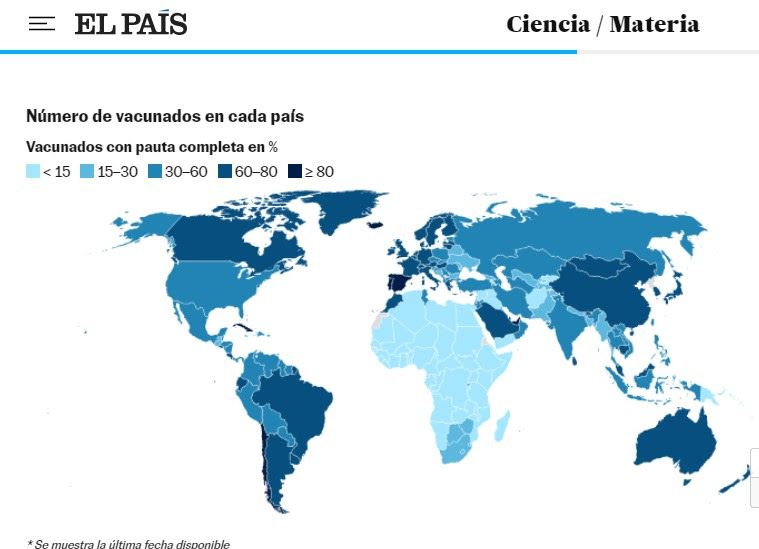 lilicastror's tweet photo. El #mapa de las #desigualdades en #salud.  A los países ricos parecen no importarles eso se #desigualdades #inequidades #evitables.
La pandemia demostró y sigue demostrando el sálvese quién pueda. 
Gráficos: @el_pais
#covid19
#pandemia https://t.co/Se99yiIMm7