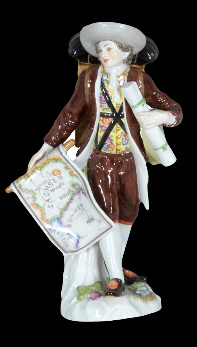 crouchrarebooks's tweet photo. MAPSELLER. [Porcelain figure of a mapseller]. [Meissen, twentieth century].

​#mapseller #Meissen #porcelainfigure #maps #cartography #mapstagram #mapcollector #collectables #antiquities https://t.co/92IOt6Kb41