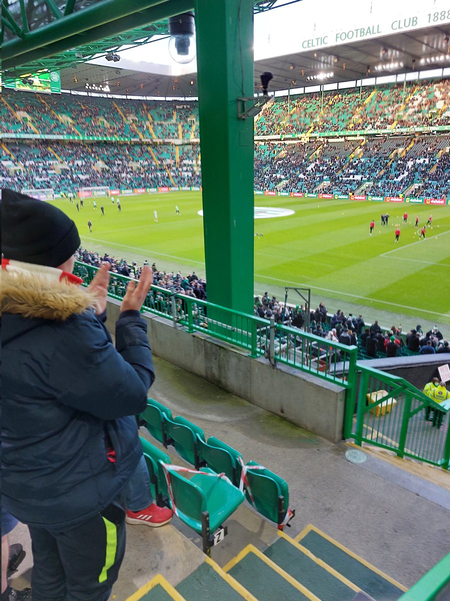 Great view for £30 in the away end at Parkhead