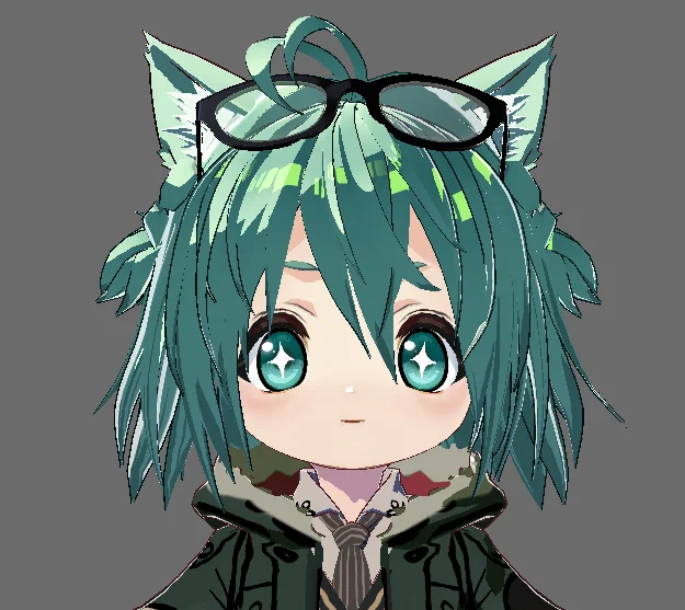 Vroidでも新しいいもむしちゃんも作りかけてるんですよね かわいくないですか!?これも完成させたい 描きかけの絵と作りかけの創作物がPC上に無限に散らばっている たすけて 