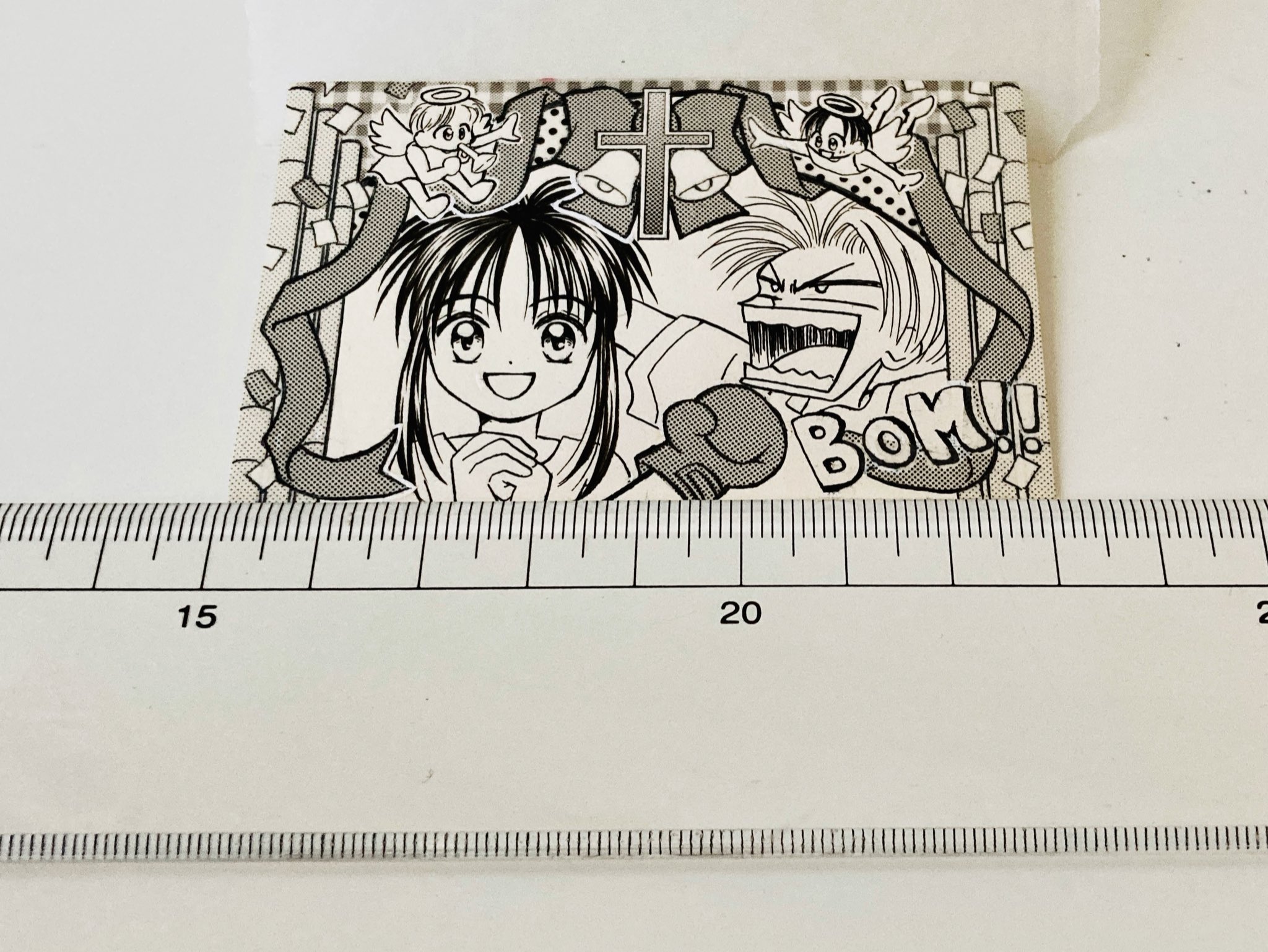 松元美智子の漫画ツイート 昔の手描きミニミニイラスト ブログ書きました あんまり小さいので定規あててみました 今はもうこんな小さい所にトーン貼るとかできないですね T Co Ni6enxa1xl 漫画 イラスト 細かい絵 女の子 手描き