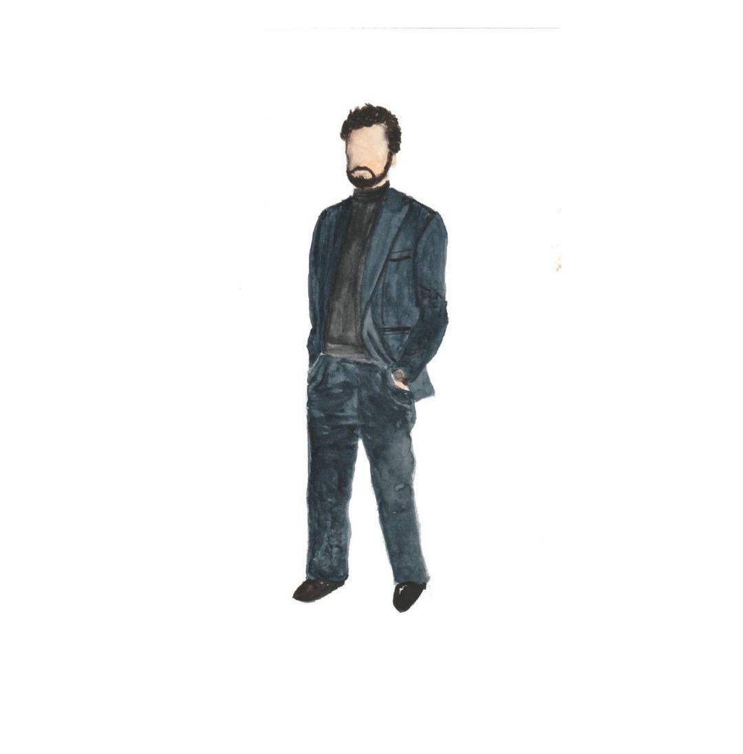 Happy Chillin Sunday with this sweet little painting of Domenico by @not_a_star_just_a_mum (IG), from her great series of #tinycharacters👍😃👏👏 #GreggChillin #GreggChilingirian #DomenicoMichele #ADiscoveryOfWitches #ChillinSunday #fanart