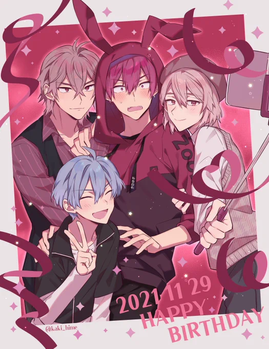 トウマ～!!!誕生日おめでとう～～!!!!🎉🎉🎉🐾

#狗丸トウマ生誕祭2021 