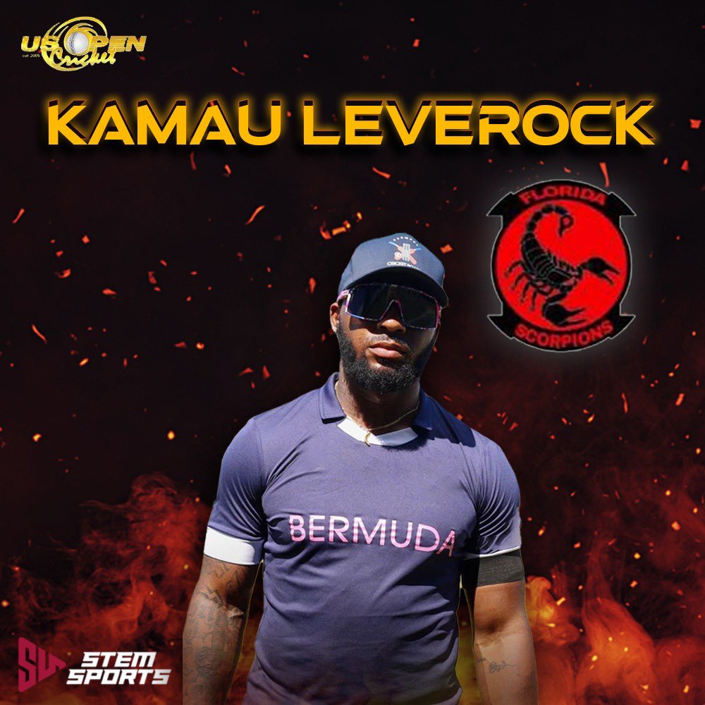Stemsports1's tweet photo. Our client @KLeverock_22 will be part of the Florida Scorpions in the US Open ! Go well Skip 🔥🏏

#Cricket #USOpen2021 #FloridaScorpions #T20 #KL22 #Deals #OneTeamOneDream #StemSports https://t.co/ud6FWRJ89E