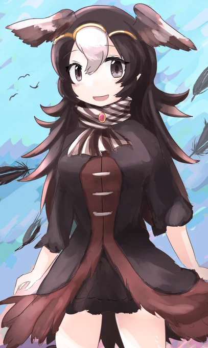 #けものフレンズ 
#けものフレンズ3 

最近のフレンズの中で自分のお気に入り、カラカラちゃんを描いてみました!

肌と衣装の色のコントラストが魅力的なフレンズだと思ってます! 