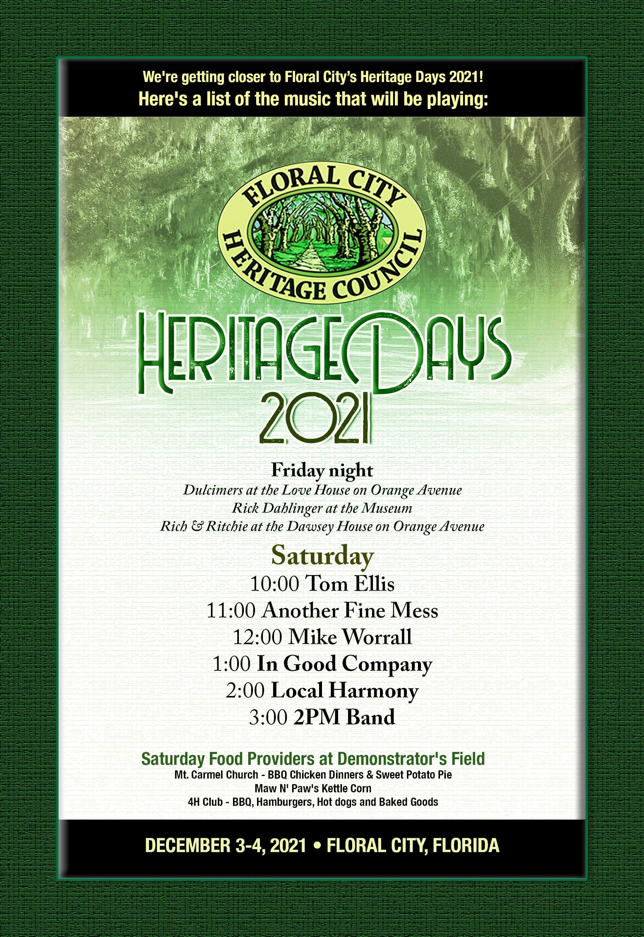 Floral City Heritage (HeritagedaysFC) / Twitter