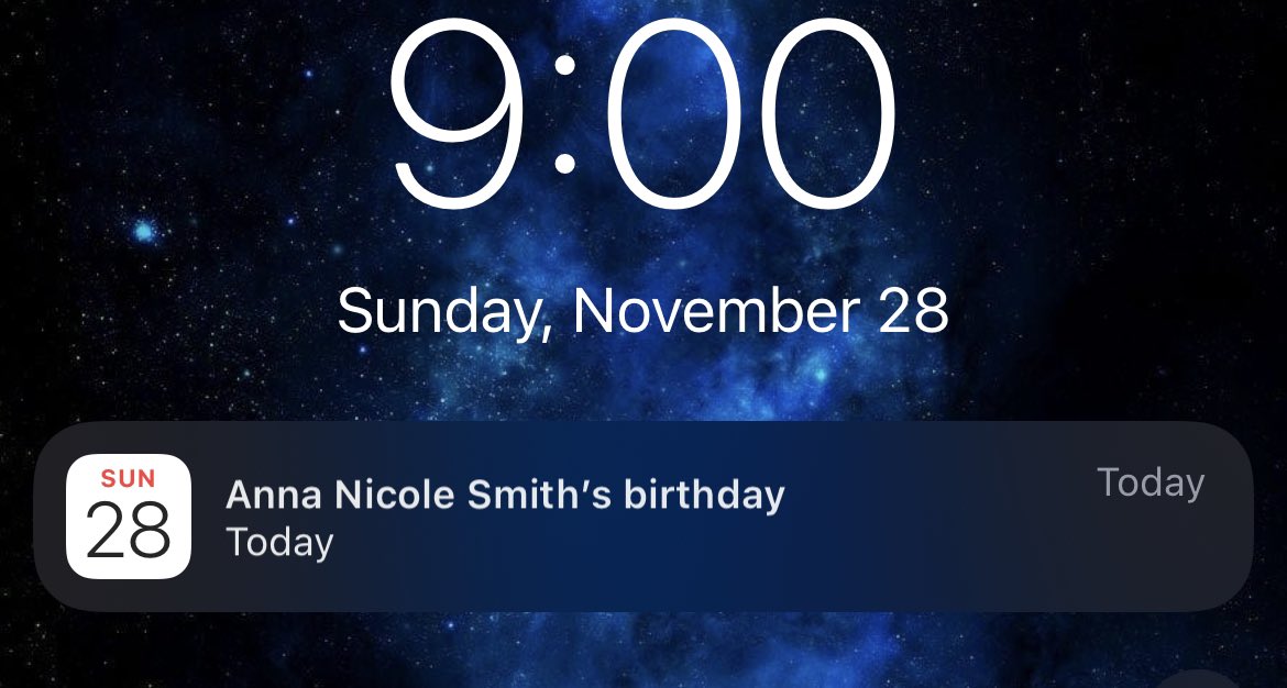 HAPPY BIRTHDAY ANNA NICOLE SMITH! 