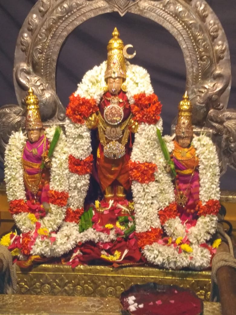 KamakshiTemple's tweet photo. #Pooram #Utsavam was performed today for Sri #Kamakshi #Ambal, #Kanchipuram https://t.co/E0Rp4OgUOn