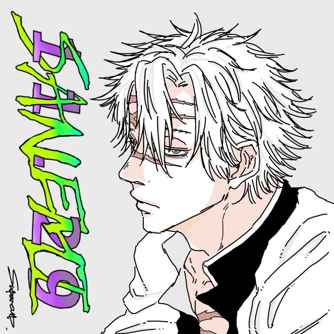 supercup🐾A27さんがTwitterに投稿した不死川実弥(鬼滅の刃)のイラスト。