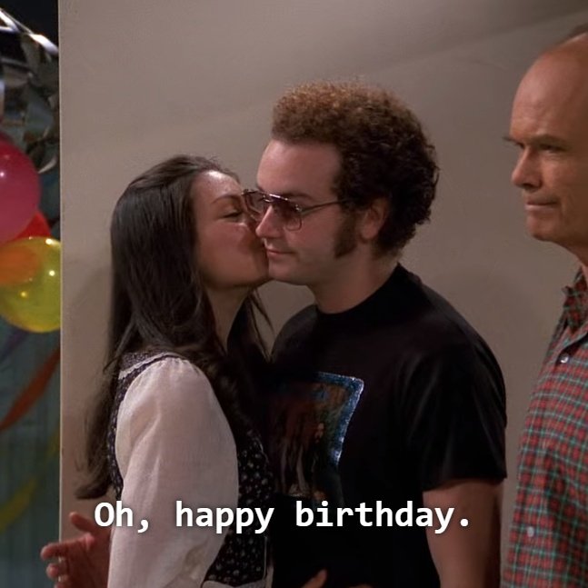dailyjackiehyde's tweet photo. happy birthday steven hyde https://t.co/4lpYr5uYZX