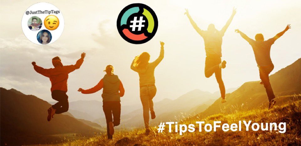 JustTheTipTags's tweet photo. Thanks for the great #sundayvibes 

We will be back next Sunday. We appreciate all of your tweets and learned a lot with your help! Reading them makes us laugh and feel young.

#TipsToFeelYoung laugh, smile, live in the moment and rock on! 

part of @HashtagRoundup https://t.co/Caj7TjoJVl