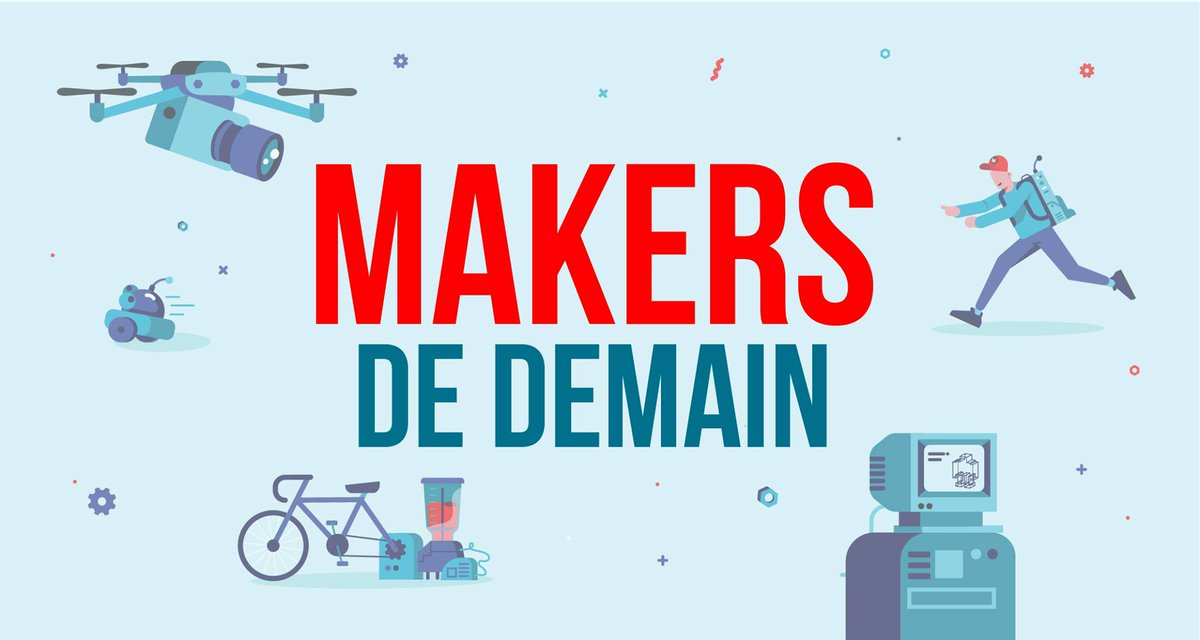 {EMISSION MAKERS DE DEMAIN } C'EST MAINTENANT ! Connectez-vous gratuitement : bit.ly/319Cfix
Ils sont #étudiants, #ingénieurs, mais aussi #makers ! Où trouvent-ils leur #inspiration ? Comment sont-ils soutenus ? Quels sont leurs projets les plus fous ? 
#MFP21
