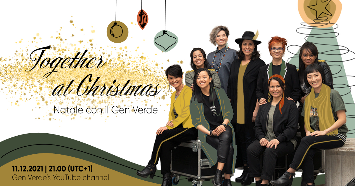 GenVerdeMusic's tweet photo. 🗓️ El sábado 11 de diciembre a las 21 nos vemos después de mucho tiempo en un nuevo concierto online 𝗧𝗼𝗴𝗲𝘁𝗵𝗲𝗿 𝗮𝘁 𝗖𝗵𝗿𝗶𝘀𝘁𝗺𝗮𝘀 | 𝗡𝗮𝘁𝗮𝗹𝗲 𝗰𝗼𝗻 𝗶𝗹 𝗚𝗲𝗻 𝗩𝗲𝗿𝗱𝗲 🎄 en nuestro canal de YouTube.

https://t.co/8UT4fQf3IW

¡NO VEMOS LA HORA! 🤩 https://t.co/oNafjck27F