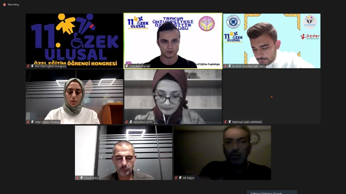 #ozek2021
<a href="/akkaynak_mine/">mine akkaynak</a> <a href="/KorkmazDevran/">Devran KORKMAZ</a> <a href="/IAUKampus/">İstanbul Aydın Üniversitesi</a>
@Mia88702014 <a href="/Yadigarizmirli/">Yadigar İZMİRLİ</a>
Kongremizin 3. günü 28. Oturum "Üniversite Temsilcileri ve Geleceğin Eğitimcileri Buluşması" üzerine Trakya Üniversitesinden Doğukan TOPRAK konuşmaya başlamıştır.
ozek2021.aydin.edu.tr