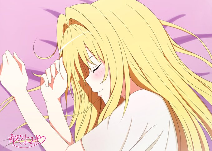 金色の闇、睡眠2 #金髪 #ToLOVEる #金色の闇 #女の子 #ヤミ #イラスト #睡眠 #girl https://t.co/alf215nfYY 
