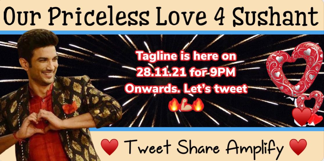 ssrwarriors_'s tweet photo. Our love for him can’t be quantified, it can’t be controlled, it doesn’t stop with time, it will never fade, it can’t be measured and it has no limit, it can’t be bought or sold… it is simply PRICELESS 

Tagline 9PM

Our Priceless Love 4 Sushant https://t.co/68HvRufleC