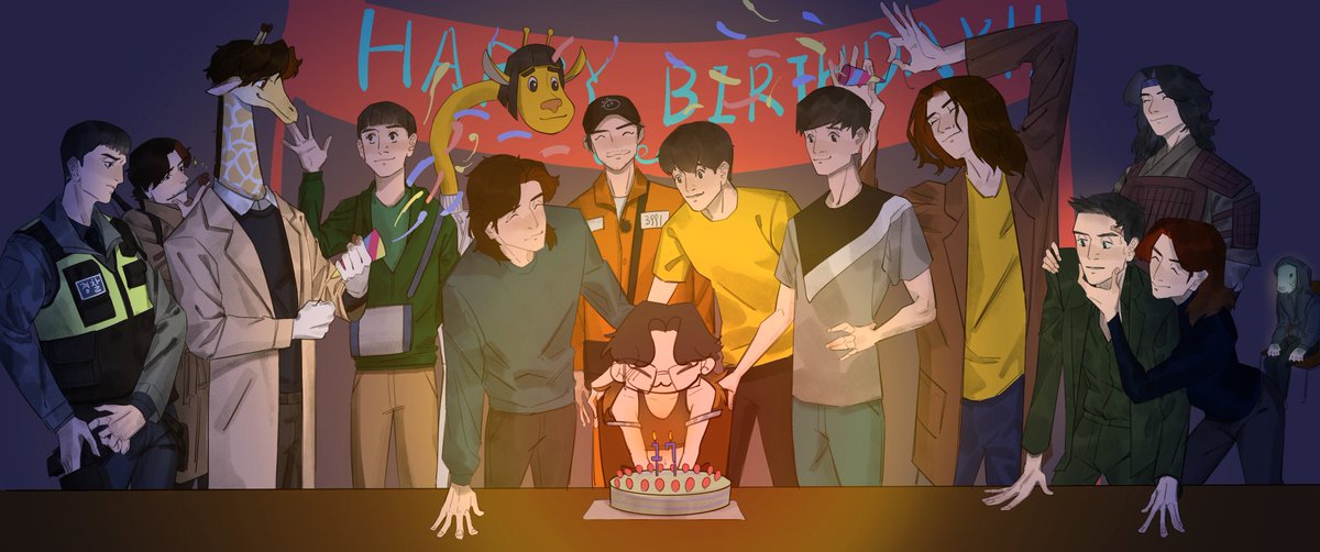 Today is my birthday！！！！！
I drew 14 Kwang-soo to spend my birthday with me☺️☺️☺️
#leekwangsoo #이광수