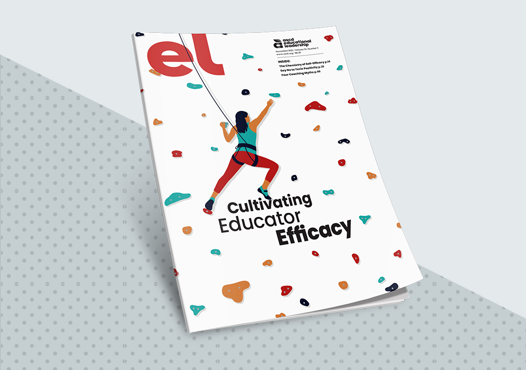 ASCD's tweet image. Educator efficacy is not merely a matter of support and affirmation, writes @a_rebora. As several @ELmagazine contributors this month point out, educators need to see evidence of the fact that they’re making a difference in the classroom: bit.ly/2Y5zs8B