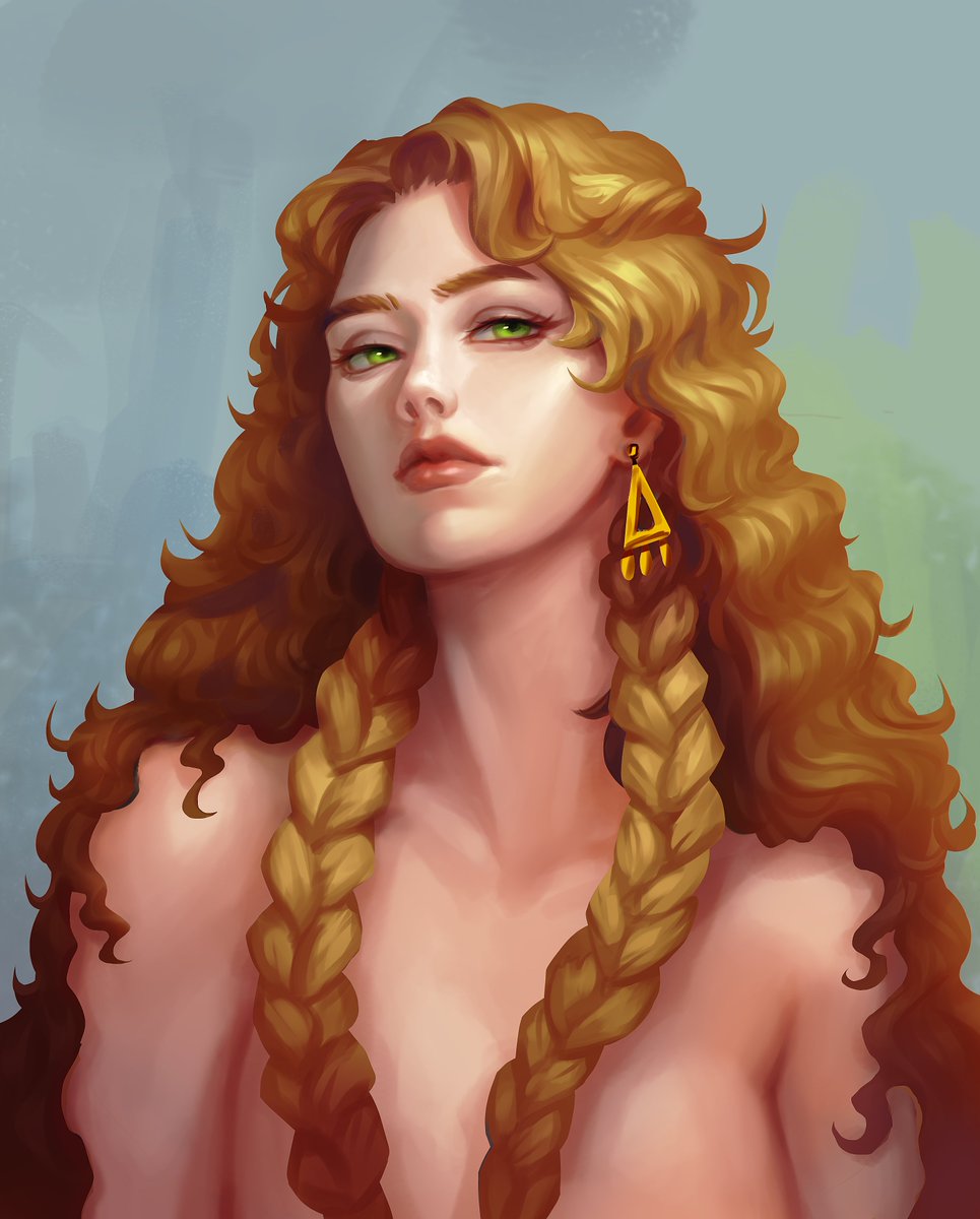 Raffle portrait for <a href="/9_f57/">9F57V7V</a>!
 #ArtistOnTwitter #digitalart #portrait #oc