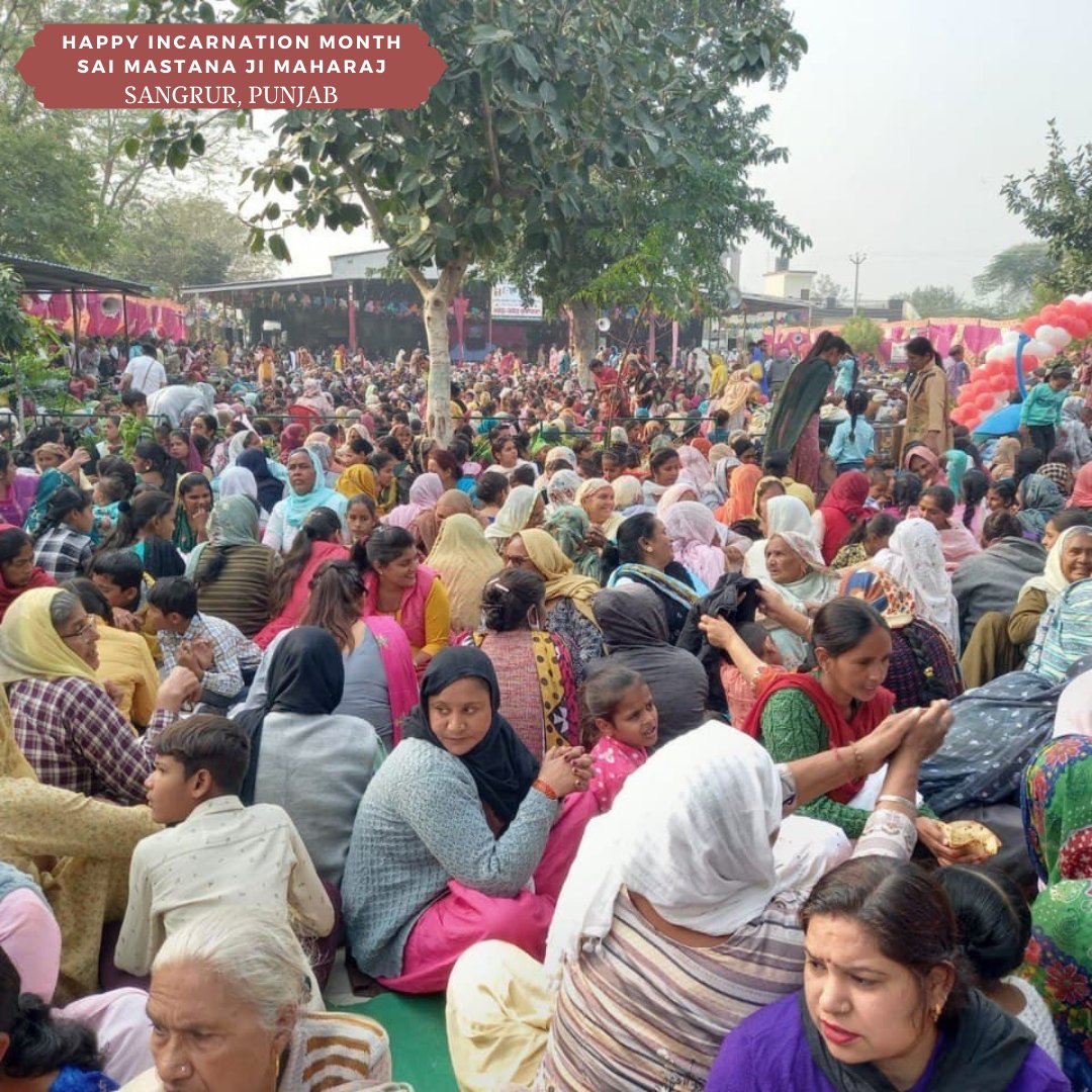 DSSNewsUpdates's tweet photo. INCARNATION MONTH CELEBRATION | SAI MASTANA JI MAHARAJ | DSS VOLUNTEERS | SANGRUR, PUNJAB
#Punjab #birthday #DeraSachaSauda #BirthAnniversary #sundayvibes #SpiritualSunday https://t.co/HBRr6n3410