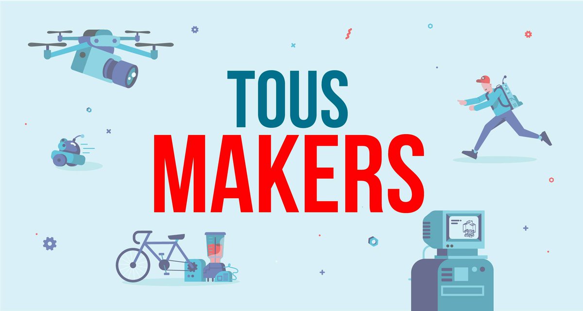 {EMISSION TV TOUS MAKERS 🌟} Rejoignez-nous pour l'émission de clôture de #MFP21 : bit.ly/319Cfix
Une nouvelle façon d’être, de faire et de penser qui a changé la vie de nos trois invités, symboles de cet élan commun: Soyons TOUS #MAKERS!