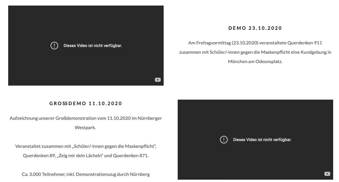 UnixDompteur's tweet image. Positiv finde ich, dass zuweilen immer noch fleisig von YouTube gegen #coronadeppen #zahlschafe #dullis vorgegangen wird.