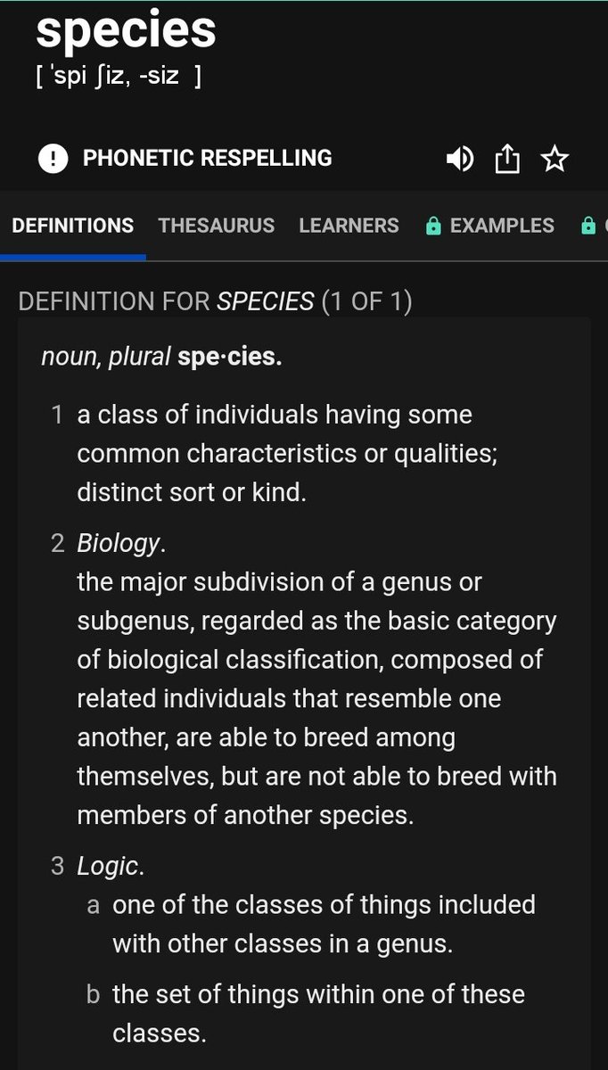 another word for things in biology