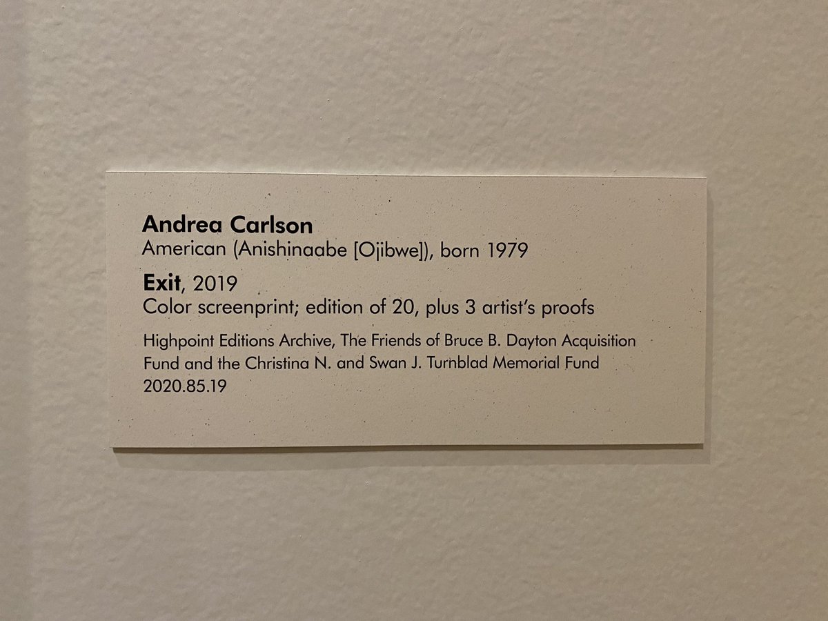 Went to the MIA yesterday to see the <a href="/HighpointPrints/">Highpoint Center</a> show.

Awesome.

Particularly liked the Andrea Carlson pieces. I shared one below. #art #printmaking