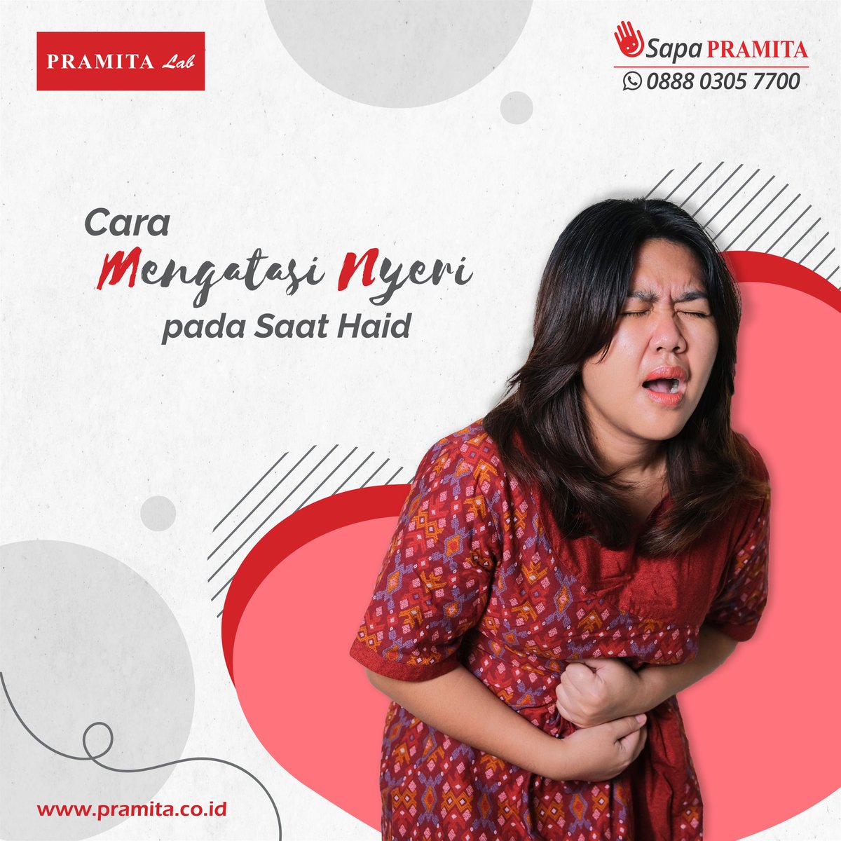 pramitalab_id's tweet photo. Cara Mengatasi Nyeri Pada Saat Haid
Nyeri haid saat periode menstruasi dialami oleh sebagian besar wanita dengan intensitas nyeri yang berbeda-beda.
#34TahunPramitaLab #ProudlyServingYou #HealthIsFun
https://t.co/SOo771y2C8 https://t.co/IZ42rnX0ot