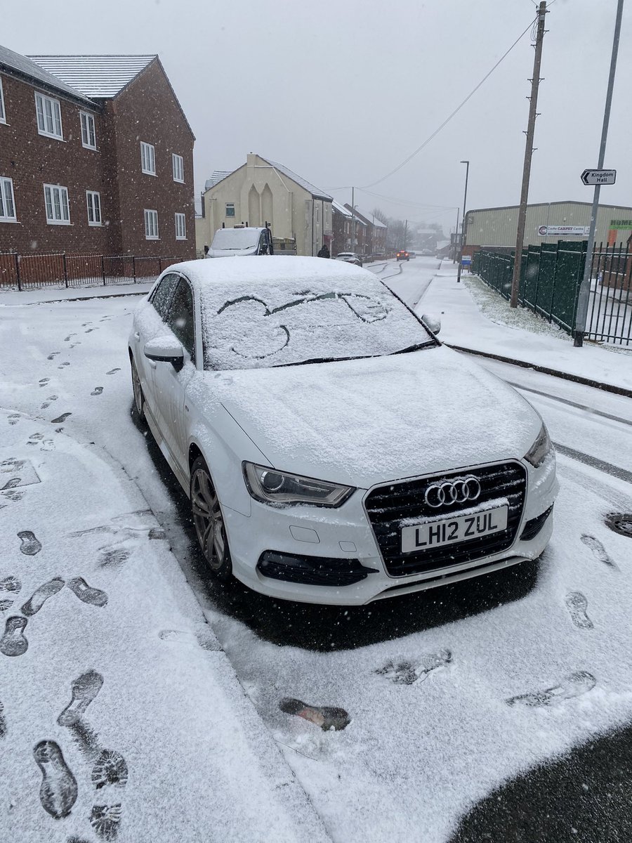 Drive safe out there guys, the snow is really coming down.