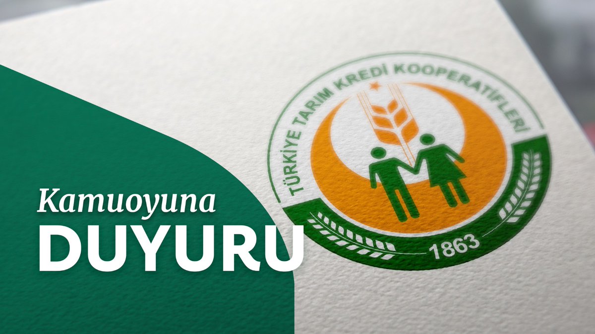 Görsel ve yazılı basında yer alan “Tarım Kredi Borcunu Ödeyemeyen Çiftçi Hapse Girdi” haberleri üzerine kamuoyunu doğru bilgilendirme ihtiyacı doğmuştur.
Kamuoyuna saygıyla duyurulur.
bit.ly/3rmrPqN