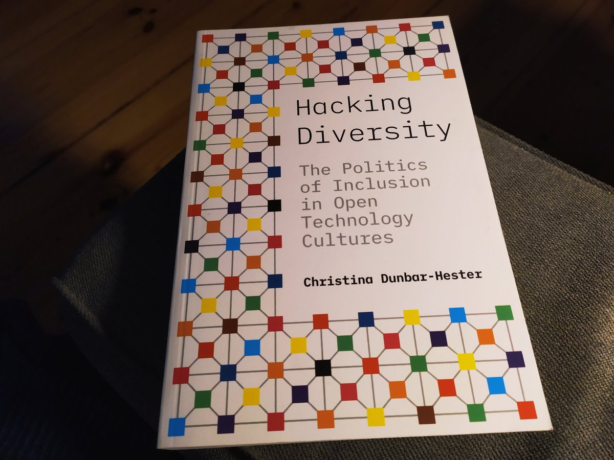 This weekend I decided to invest time to read about "Hacking Diversity" by 
Christina Dunbar-Hester (<a href="/scrivenix/">christina | gone away</a>).
Very interesting so far 🙂! 
#DiversityandInclusion 
#Diversity