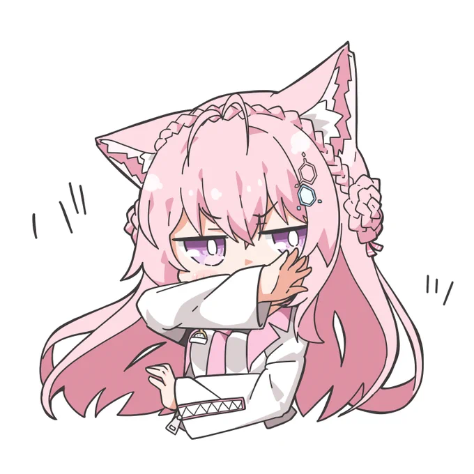 #こよりすけっち 

知性と恍惚のポーズこよちゃん!!🧪✨ 