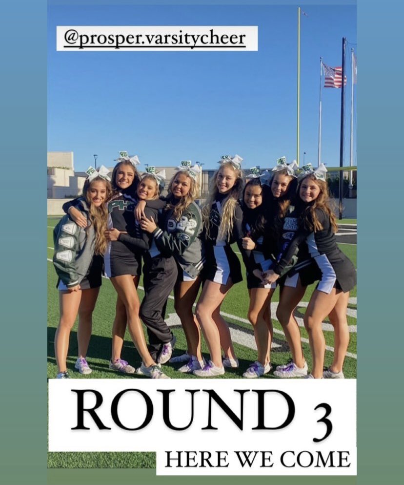 CheerProsper's tweet image. WE DID IT!!! @ProsperEaglesFB 🏈 moving on to ROUND 4! ELITE 8 in the STATE!!! Quarterfinals let’s gooooo🙌🏼
girls spent over 13 hours in a bus yesterday, braved the rain and cold 🥶BUT it was so worth it to be there to see our boys bring home the W! #TheShip #GoldBallSZN #8left